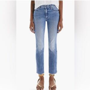 New! Mother mid rise dazzler ankle fray wash we the animals SIZE 31 1294